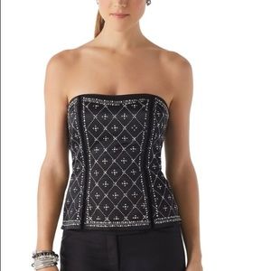 White House Black Market Bustier